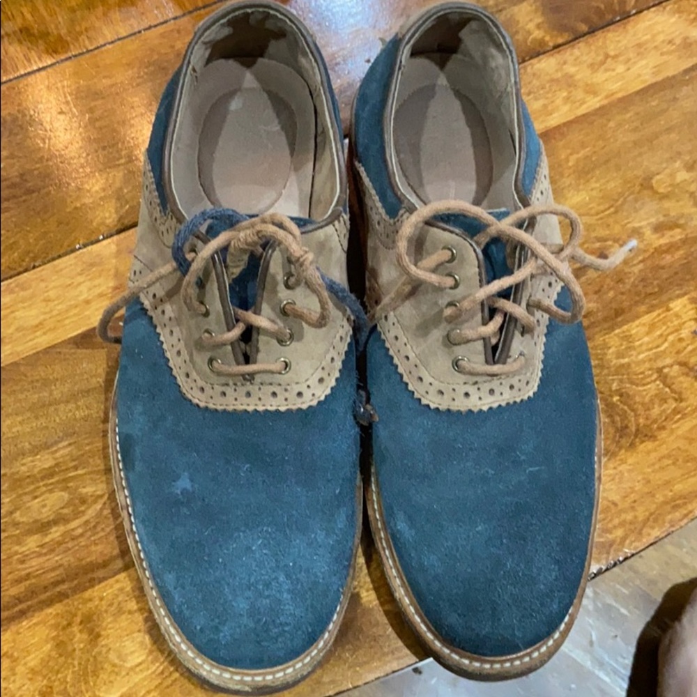 Saddle Oxfords lands end 8.5